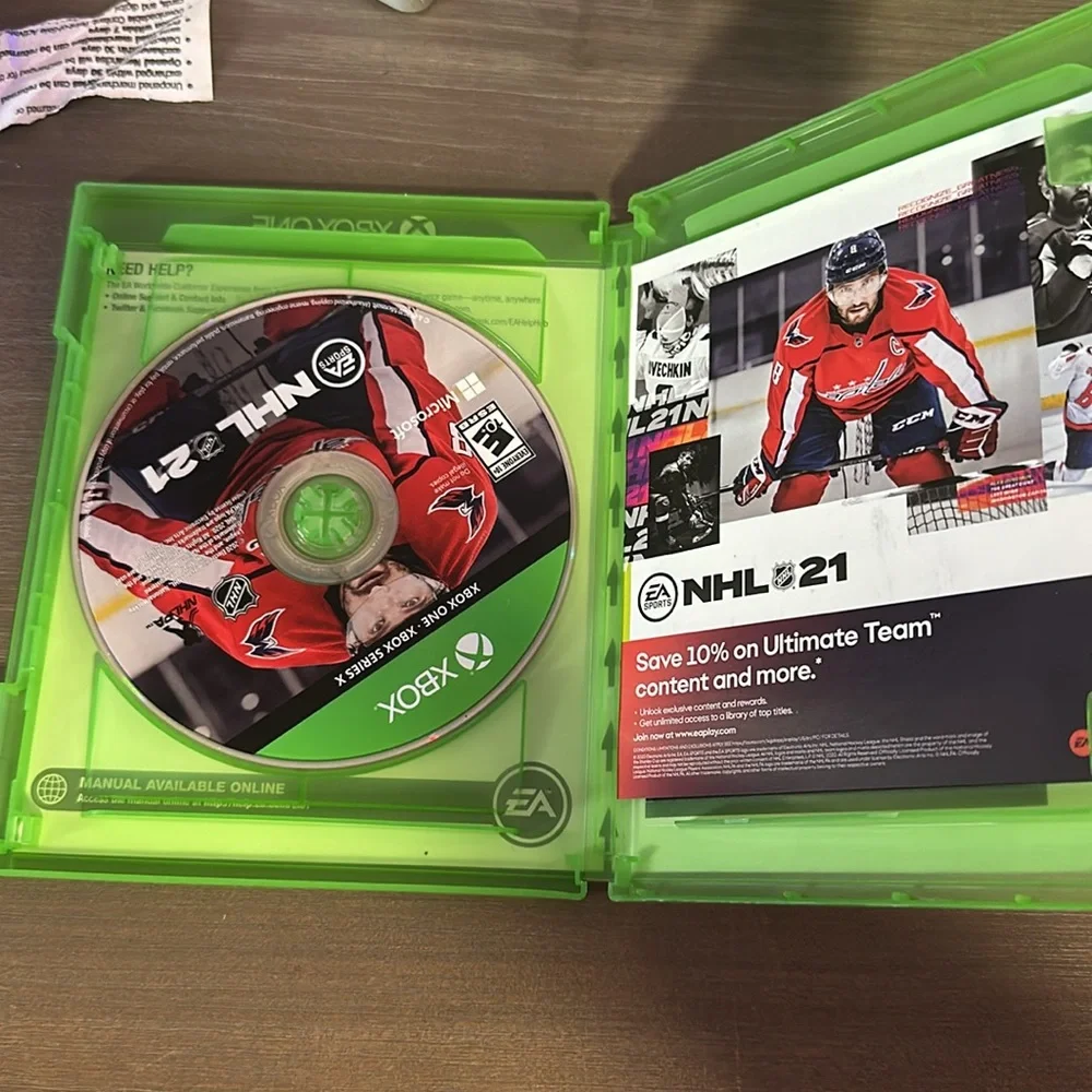 NHL 21 Xbox one game used